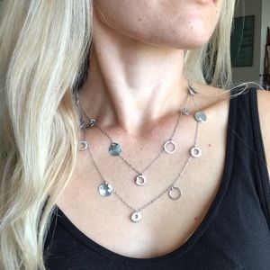 Marcia Moran Silver Layer Necklace